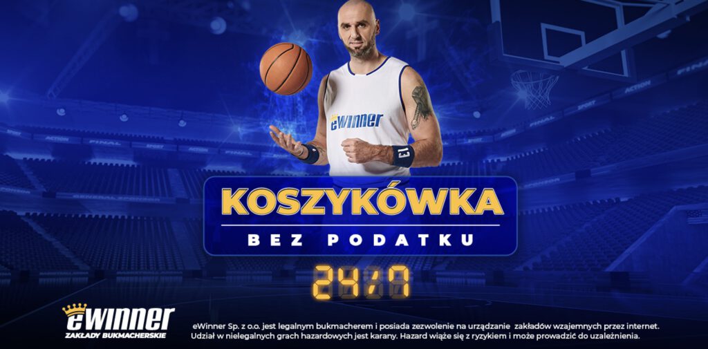Obstawianie koszykówki bez podatku na eWinner.pl